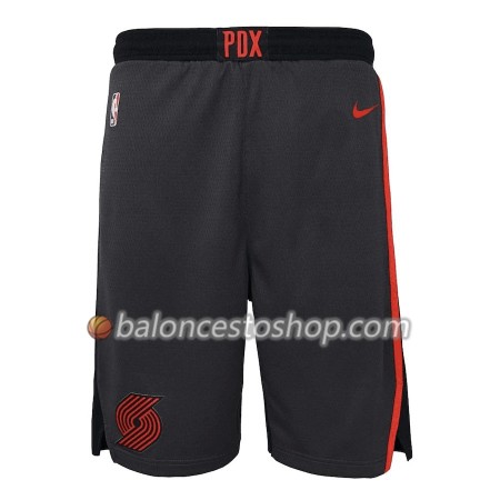 Portland Trail Blazers Hombre Pantalones Negro 2 2018-19 Nike Swingman